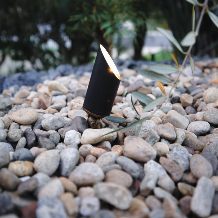 SPBP05 Stelvio Black Brass Spotlight Low Voltage Landscape Lighting 12V