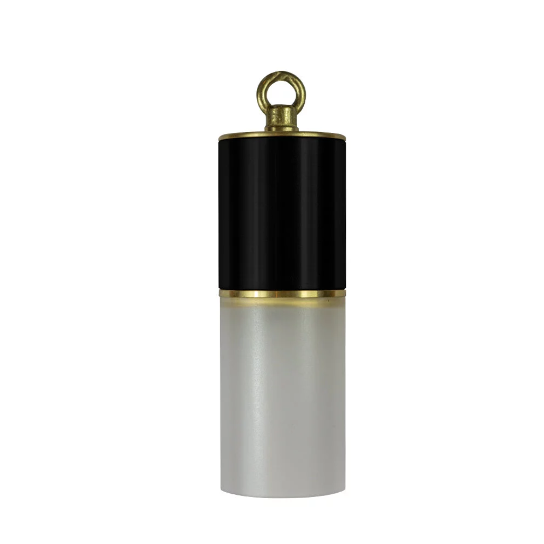 Brilliance Glacier Low Voltage Directional MR16 Brass and Acrylic Hanging Pendant Downlight Outdoor Landscape Lighting