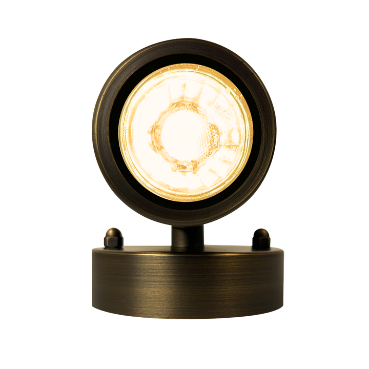 SCB05 Cast Brass Sconce Light | Lamp Ready 12V Low Voltage Landscape Light