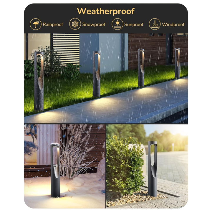 ALP50 6-Pack 2W 3000K Double-sided Light LED Landscape Pathway Light Package, 12V AC/DC