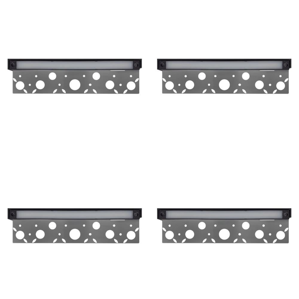 STB21 4x/8x/12x Package Cast Aluminum Hardscape Light | 4W 12" Integrated LED 3000K Low Voltage Landscape Light