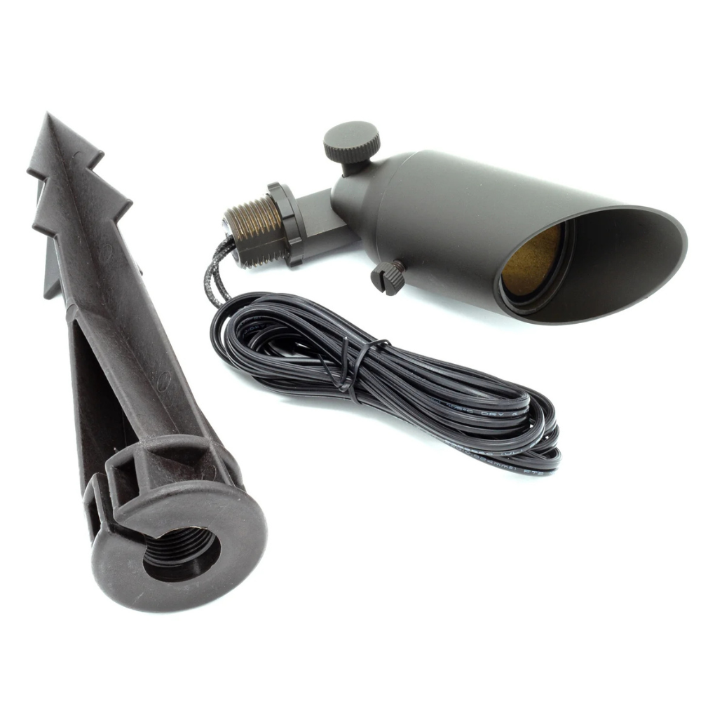 Outdoor Landscape Lighting LED 12V Low Voltage JT-LV-210 Solid Cast Brass Spotlight - 12V Low Voltage Landscape Lighting