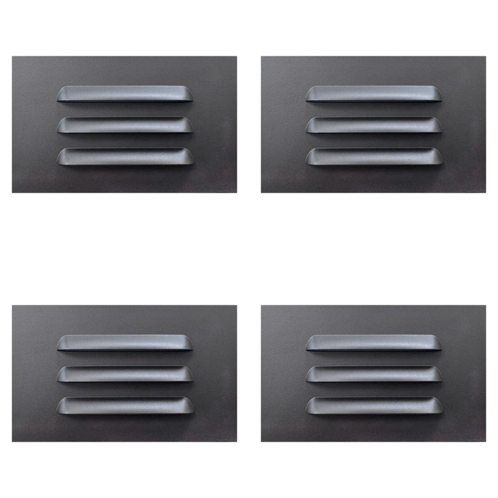 STA11 4x/8x/12x Package 3.5W 12V Low Voltage 3000K Warm White Integrated Rectangular Waterproof Horizontal LED Aluminum Step Light Wall Lighting Fixture