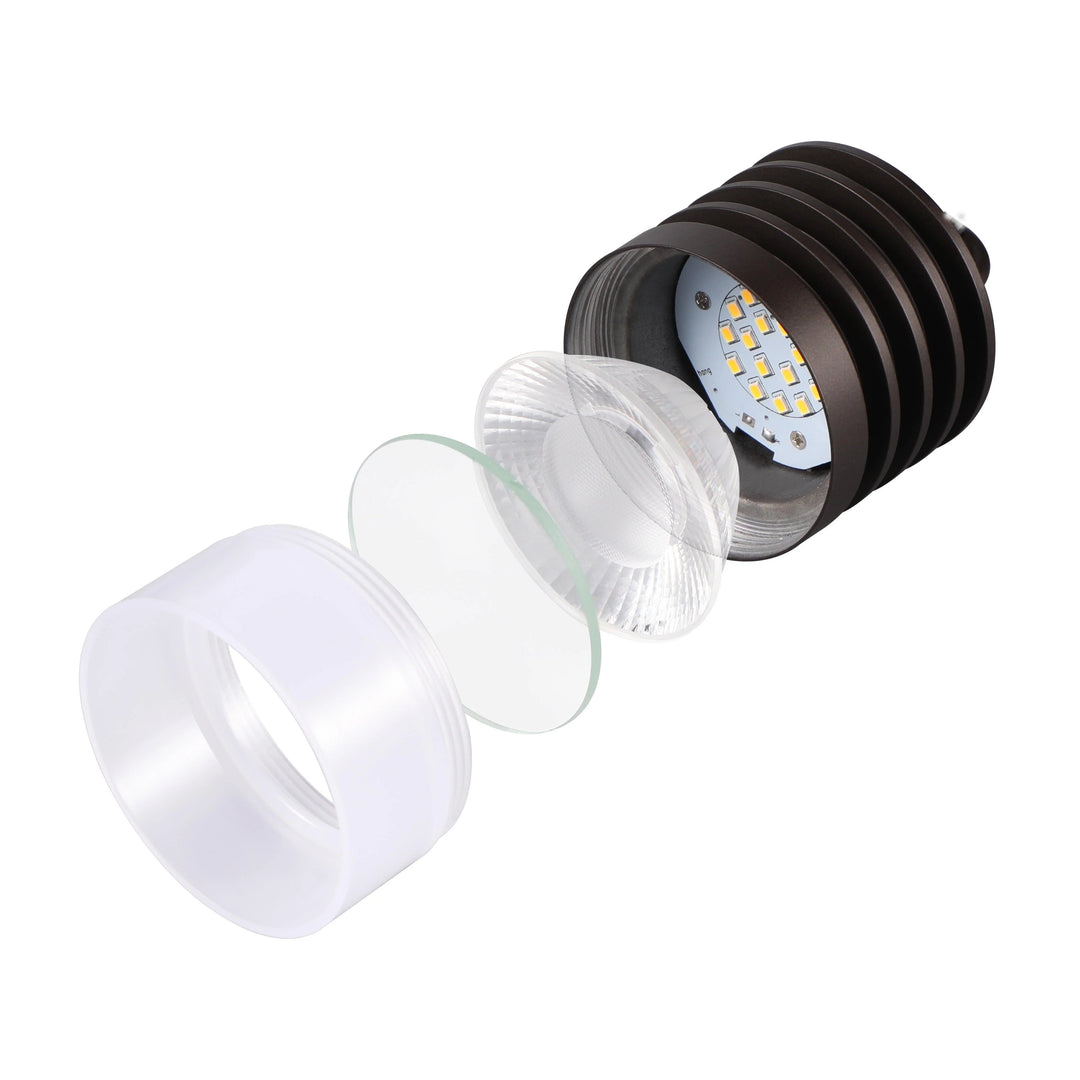 HLSL02 Calvo Low Voltage Oil-Rubbed Bronze Cylinder Pendant 4.5W 2700K Integrated LED Aluminum Light Hanging Patio Light