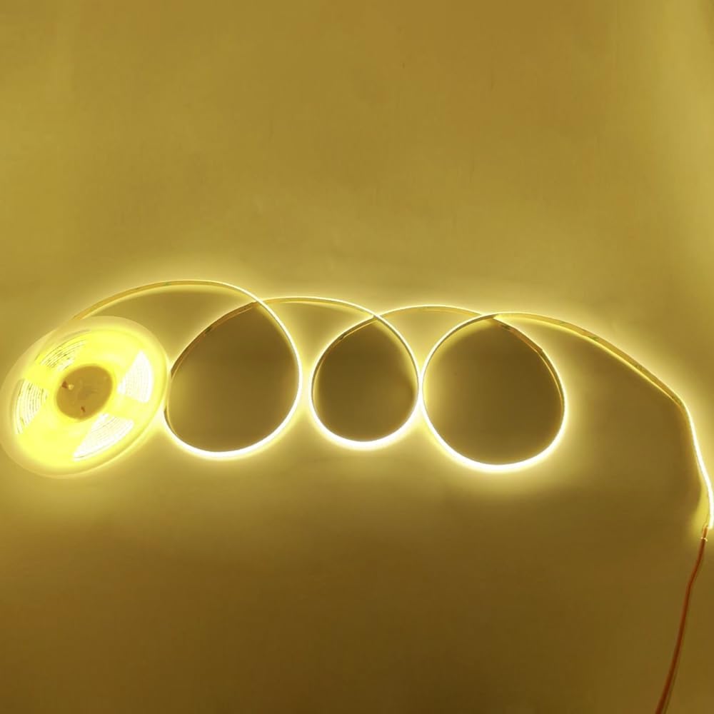 SLD07 Dotless Linear LED Tunable CCT (2700K-6500K) 3.63W/ft for 5mm and 4.5W/ft for 10mm COB Strip Lights Low Voltage DC24V Tape Light