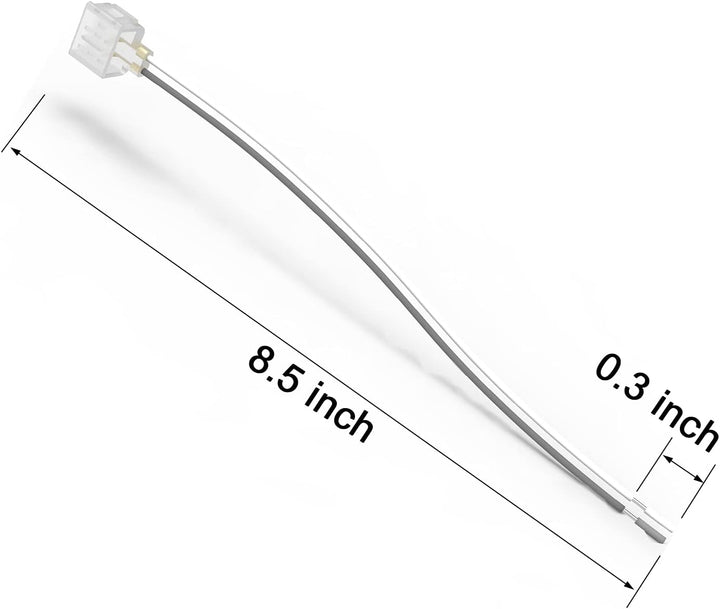 SLN 8 Pack Solderless Strip to Wire Connectors Package for Single Color LED 12V DC Strip Light Neon