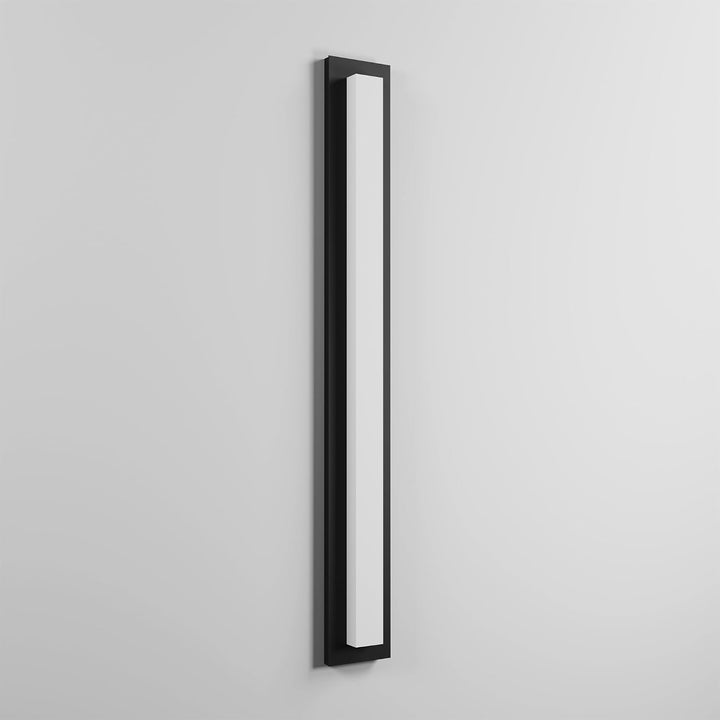 Outdoor Landscape Lighting LED 12V Low Voltage SCH17 1-Pack LED 39.4 Inch Rectangular Modern Outdoor Wall Sconce Light 2500LM, 2900K Aluminum and Acrylic Integrated LED 46W Line Voltage 110V AC IP65