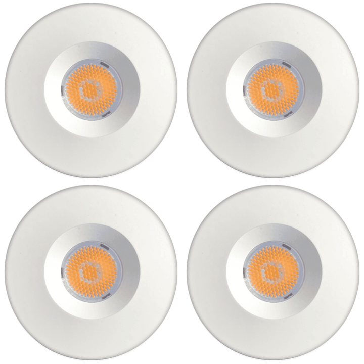 CB05 4x/8x/12x Package Round LED Dimmable Cast Aluminum Recessed Cabinet Light Down Lighting Fixture 3000K or 5000K