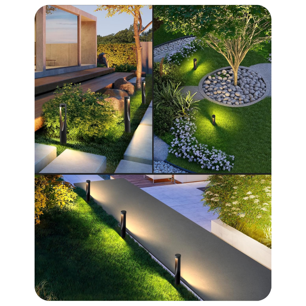 ALP50 6-Pack 2W 3000K Double-sided Light LED Landscape Pathway Light Package, 12V AC/DC