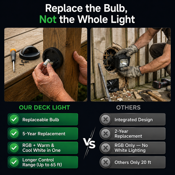 Outdoor Landscape Lighting LED 12V Low Voltage STRA01 3W Bluetooth Smart G4 RGBCW LED 2700K-6000K 12V Low Voltage LED Outdoor Step Deck Lights Package, Step Horizontal Patio Landscape Lights with Remote Control