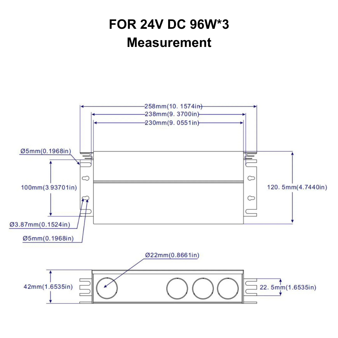 TSDC02 12V/24V DC Low Voltage Dimmable Junction Box Transformers UL Listed LED Driver Outdoor Rated