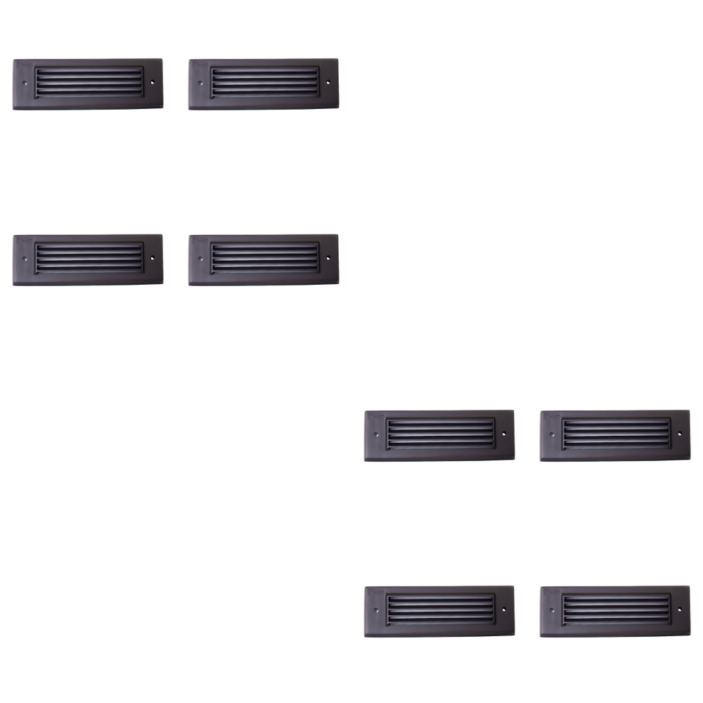 Outdoor Landscape Lighting LED 12V Low Voltage STBCC17 4x/8x/12x Package Cast Brass 1W-4W 3CCT Adjustable LED Outdoor Step Light 12V Low Voltage Lighting Dark Brass 8 Pack
