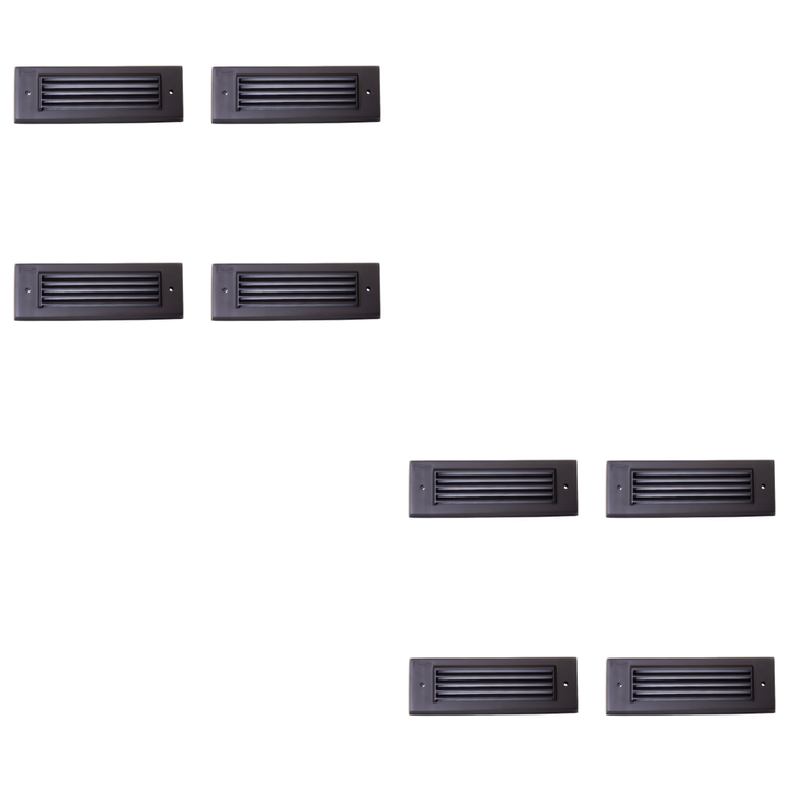 Outdoor Landscape Lighting LED 12V Low Voltage STBCC17 4x/8x/12x Package Cast Brass 1W-4W 3CCT Adjustable LED Outdoor Step Light 12V Low Voltage Lighting Dark Brass 8 Pack