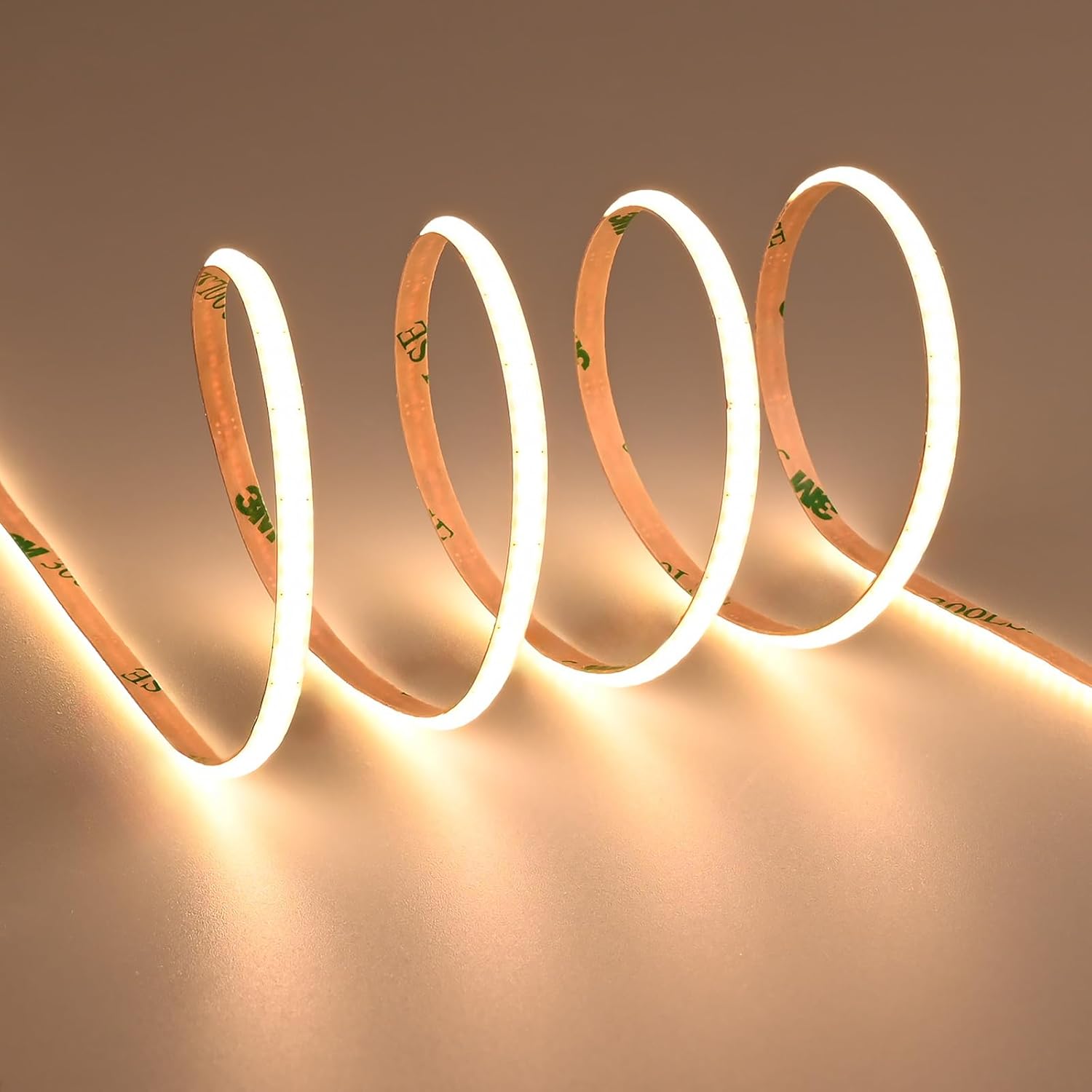 SLD23 Dotless Linear LED Dimmable, 2.13W/ft 16.4ft COB Strip Lights IP