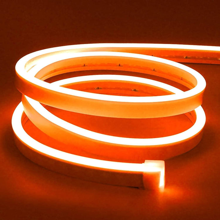 SLN02 2.2W/ft Dotless COB 6mmx12mm / 8mmx12mm Single Color Neon LED Strip Light 5M DC12V 36W IP65 Outdoor Rated Dimmable Low Voltage Silicone Rope Light