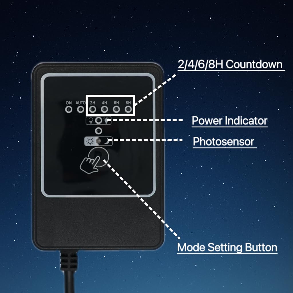 Outdoor Landscape Lighting LED 12V Low Voltage TSDCT24100 DC24V 100W Low Voltage Transformer with Photocell & Timer