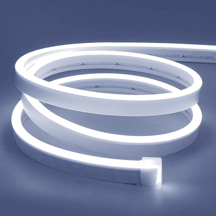 SLN02 2.2W/ft Dotless COB 6mmx12mm / 8mmx12mm Single Color Neon LED Strip Light 5M DC12V 36W IP65 Outdoor Rated Dimmable Low Voltage Silicone Rope Light