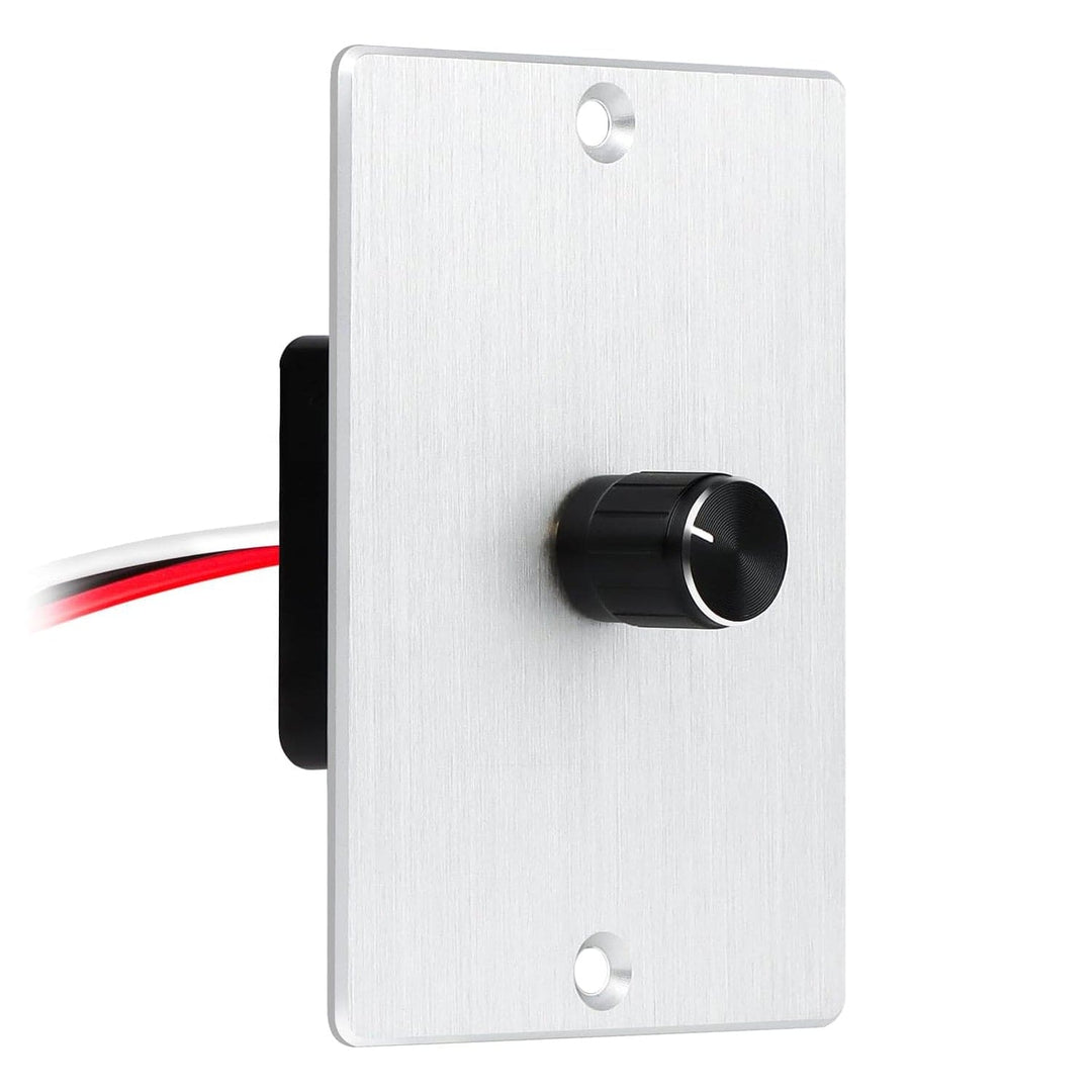 12/24 Volt LED Low Voltage Dimmer Switch 15A (12V) and 7.5A (24V) 180W MAX, Push On Off, Rotary Knob Dimming