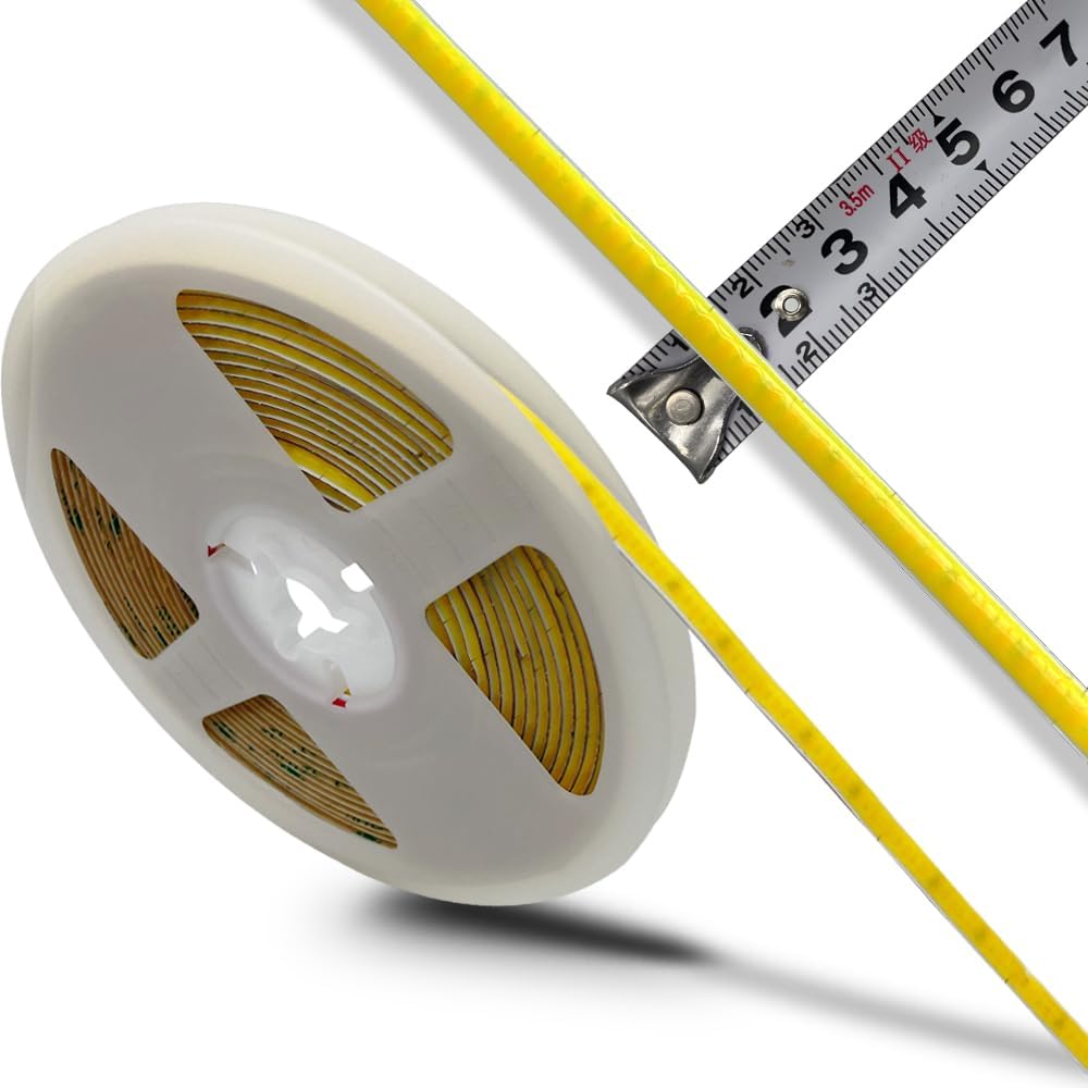 SLD07 Dotless Linear LED Tunable CCT (2700K-6500K) 3.63W/ft for 5mm and 4.5W/ft for 10mm COB Strip Lights Low Voltage DC24V Tape Light
