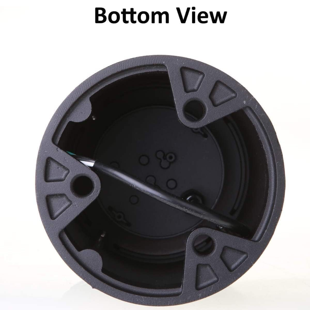 BPLA06 25" 120V 10W 3000K/4000K/5000K 3CCT 1000LM Black Aluminum Round-Top Bollard Light Line Voltage Commercial Bollard Path Light Outdoor Lighting