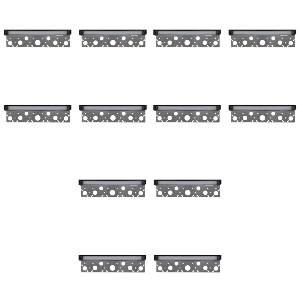 STB21 4x/8x/12x Package Cast Aluminum Hardscape Light | 4W 12" Integrated LED 3000K Low Voltage Landscape Light