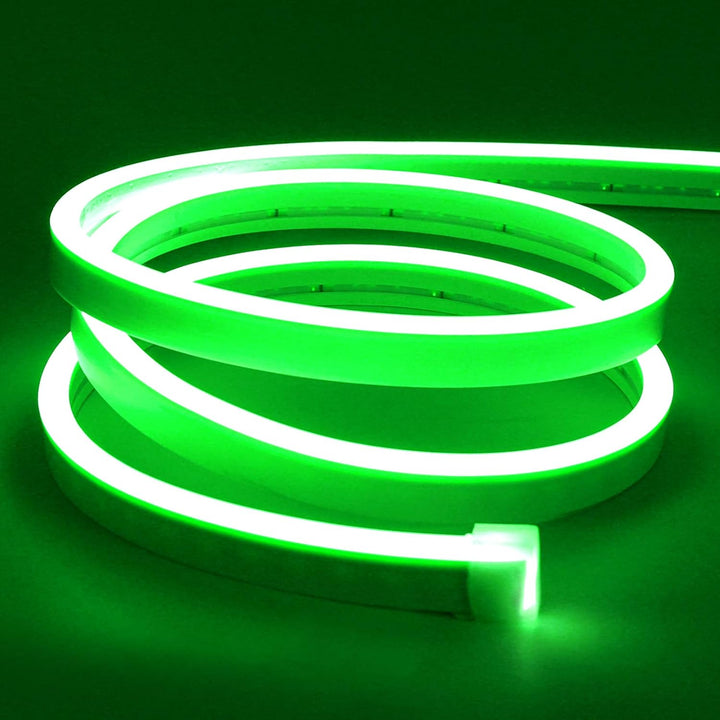 SLN02 2.2W/ft Dotless COB 6mmx12mm / 8mmx12mm Single Color Neon LED Strip Light 5M DC12V 36W IP65 Outdoor Rated Dimmable Low Voltage Silicone Rope Light