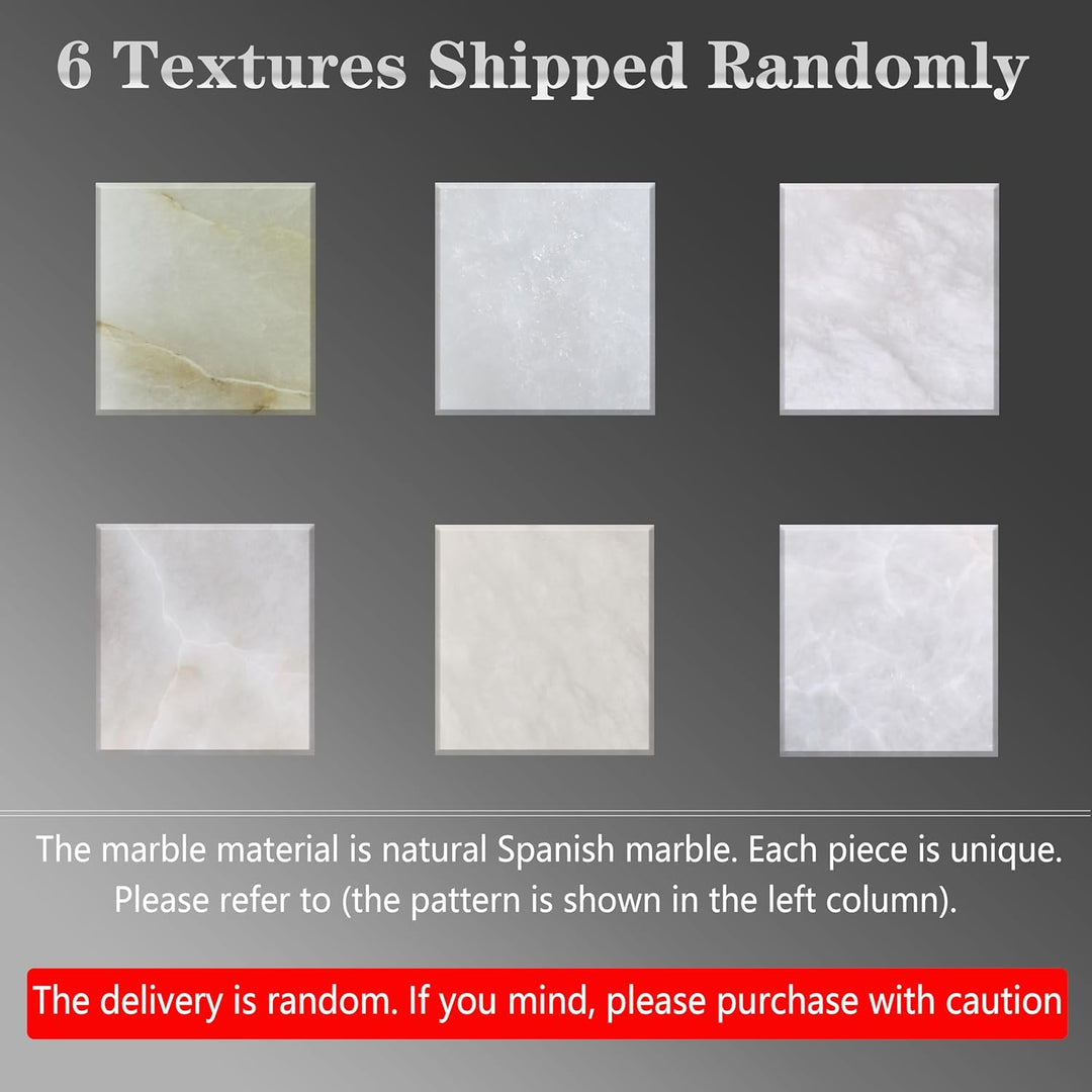 SCH12 Alabaster Marble 15" Indoor Wall Sconce Light Dimmable LED E12 Candelabra Base Socket Line Voltage 120V