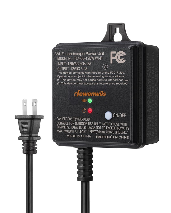 TSPA 30/60W DC 12V/24V Outputs, Low Voltage Outdoor Transformer