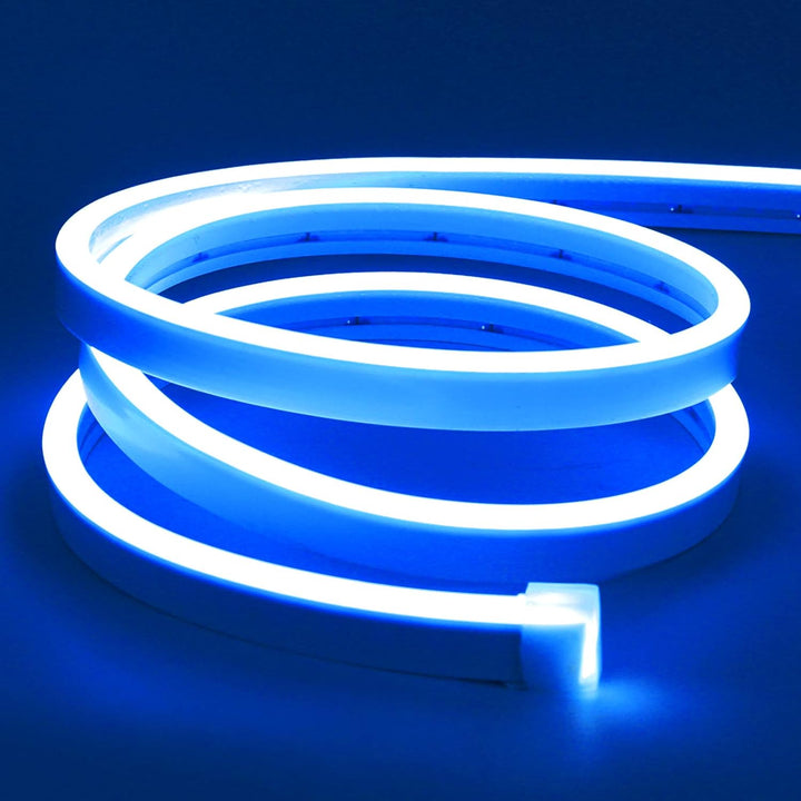 SLN02 2.2W/ft Dotless COB 6mmx12mm / 8mmx12mm Single Color Neon LED Strip Light 5M DC12V 36W IP65 Outdoor Rated Dimmable Low Voltage Silicone Rope Light