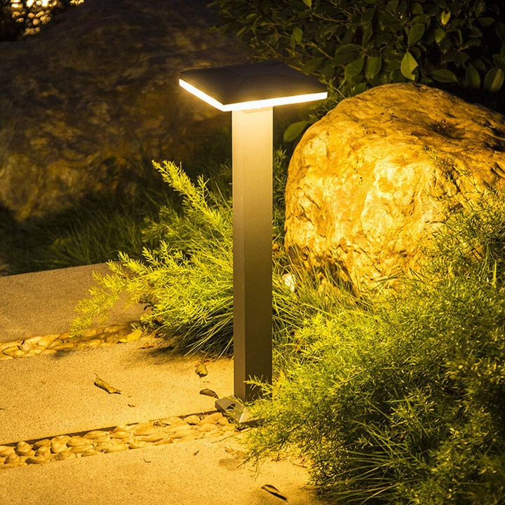 CDPA63 4x/8x/12x Package 12W Bollard Pathway Lighting LED Square Top Modern Low Voltage