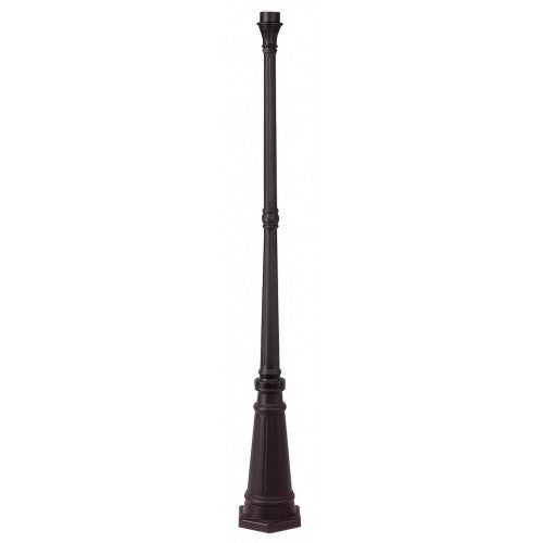 Outdoor Cast Aluminum Post -  Outdoor Lamp Post 74" x 9.5"  Cast Aluminum, Bronze Finish - 7709-07
