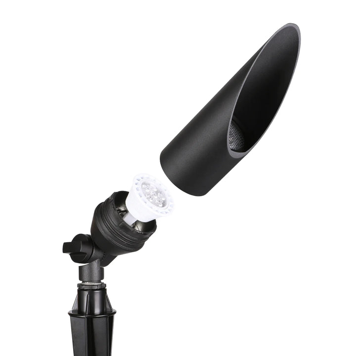 SPAL02 Acuto Spotlight Low Voltage Aluminum 7W 3000K Warm White MR16 LED Spotlight Outdoor Landscape Lighting
