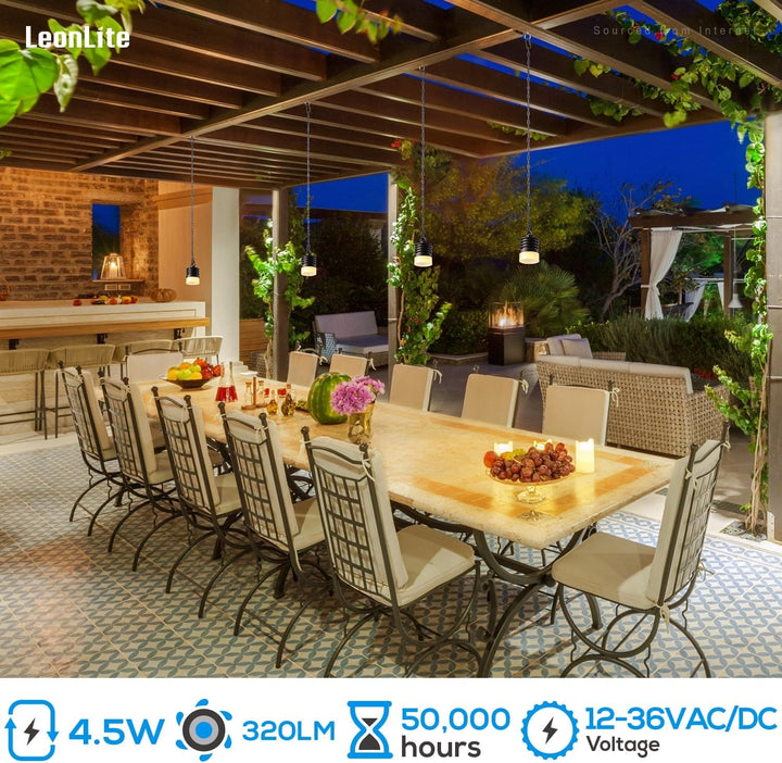 HLSL02 Calvo Low Voltage Oil-Rubbed Bronze Cylinder Pendant 4.5W 2700K Integrated LED Aluminum Light Hanging Patio Light