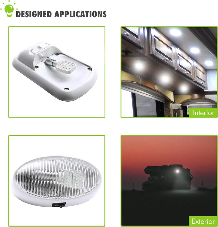 BA15S 3.5W 12V LED Bombilla estilo bayoneta | Accesorio de iluminación de paisaje 