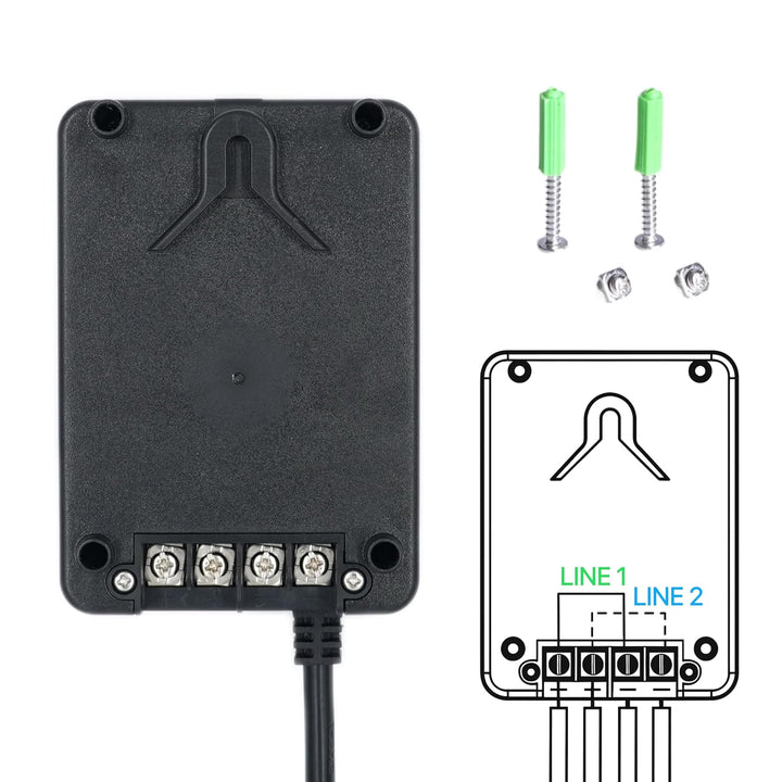 Outdoor Landscape Lighting LED 12V Low Voltage TSDCT12100 DC12V 100W Low Voltage Transformer with Photocell & Timer