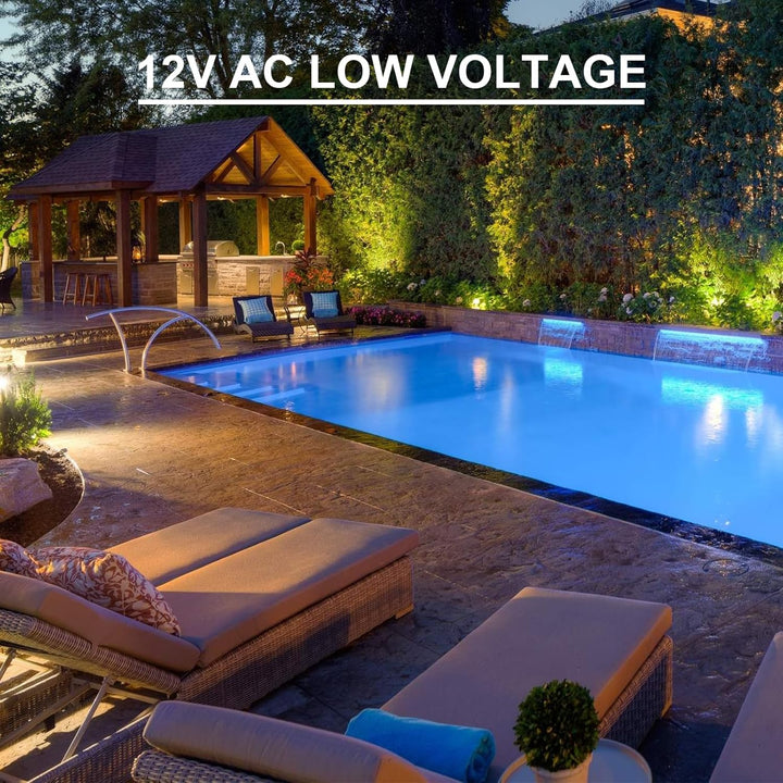 Luz subacuática para estanque de acero inoxidable ULB03 | Listo para lámpara Luz de paisaje de bajo voltaje
