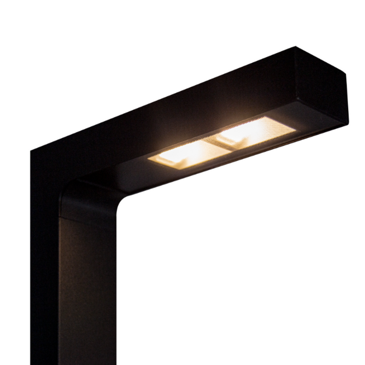 CDPA74 4x/8x/12x Package 7W 3000K Heavy Duty Black L-Shape Cast Aluminum 12V Low Voltage LED Outdoor Landscape Path Light