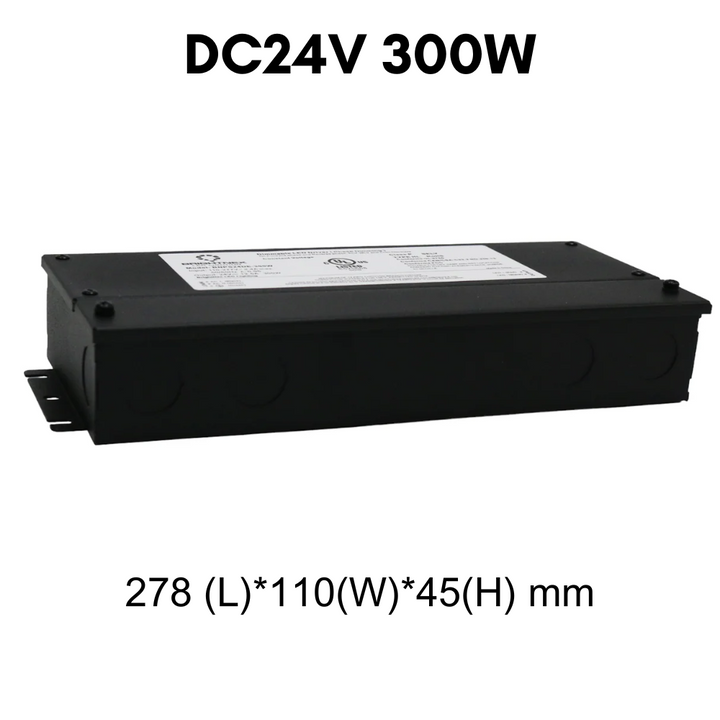 TSDC01 12V/24V DC Low Voltage Dimmable Transformers UL Listed LED Driver Outdoor Rated