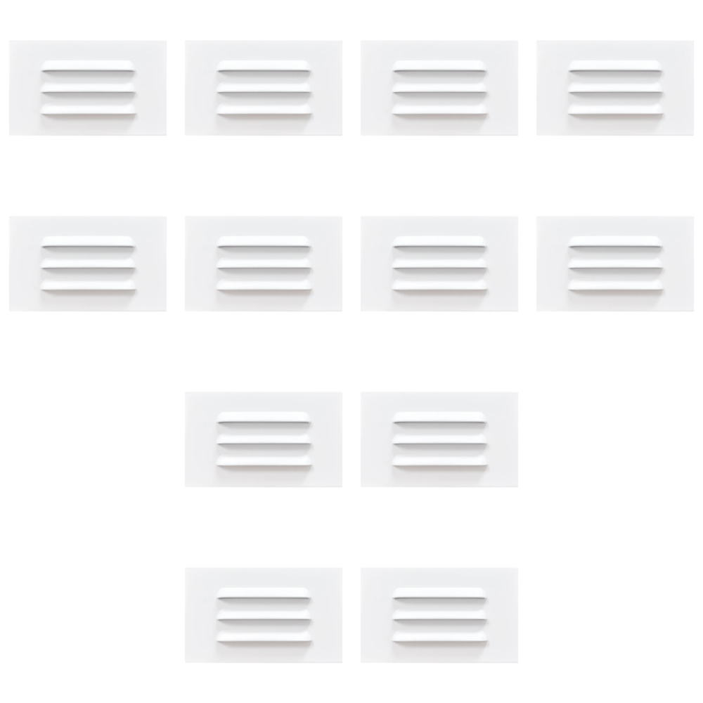 STA11 4x/8x/12x Package 3.5W 12V Low Voltage 3000K Warm White Integrated Rectangular Waterproof Horizontal LED Aluminum Step Light Wall Lighting Fixture