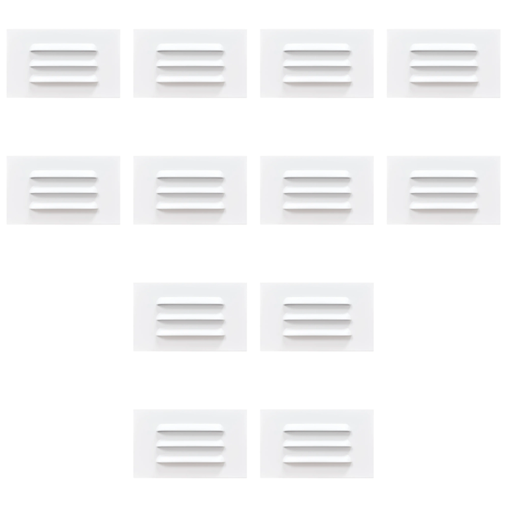 STA11 4x/8x/12x Package 3.5W 12V Low Voltage 3000K Warm White Integrated Rectangular Waterproof Horizontal LED Aluminum Step Light Wall Lighting Fixture