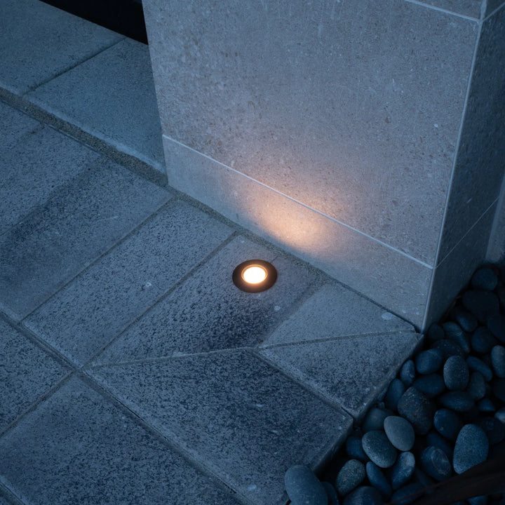 UNBP07 Mortirolo Brass / Stainless Steel In-Ground Well Light Low Voltage Outdoor Lighting