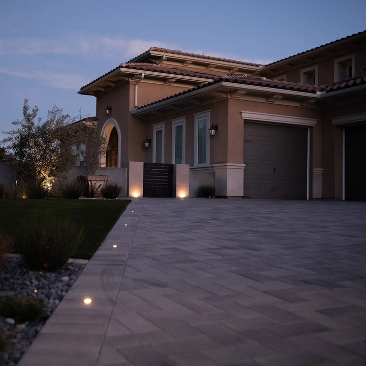 UNBP07 Mortirolo Brass / Stainless Steel In-Ground Well Light Low Voltage Outdoor Lighting