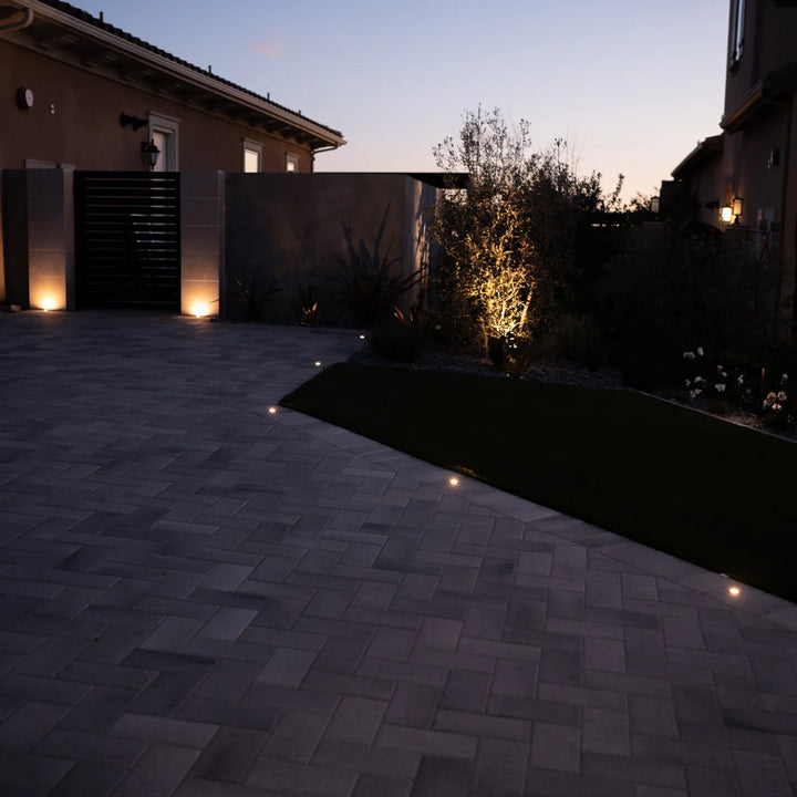 UNBP07 Mortirolo Brass / Stainless Steel In-Ground Well Light Low Voltage Outdoor Lighting