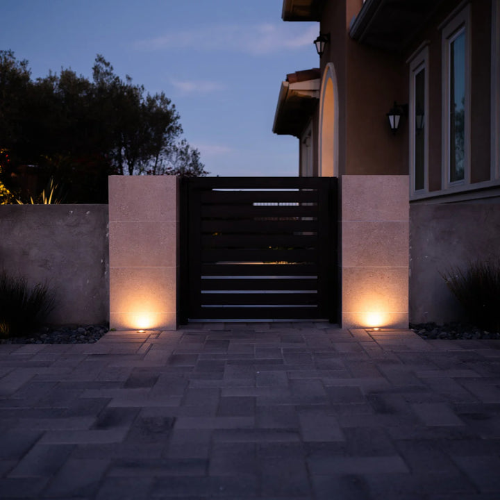 UNBP07 Mortirolo Brass / Stainless Steel In-Ground Well Light Low Voltage Outdoor Lighting