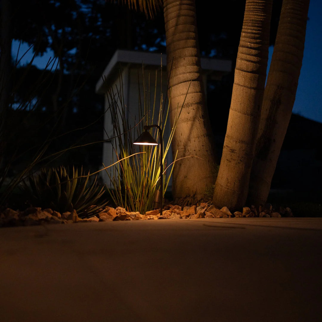 BPLP07 Tulay Bell Brass Path Light Low Voltage Landscape Lighting