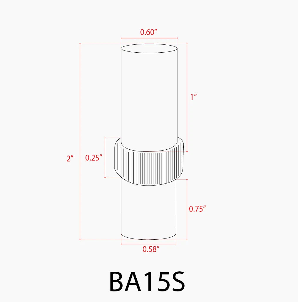 Outdoor Landscape Lighting LED 12V Low Voltage BA15S 5W 12V Low Voltage LED Bayonet Style Light Bulb | Landscape Lighting Accessory