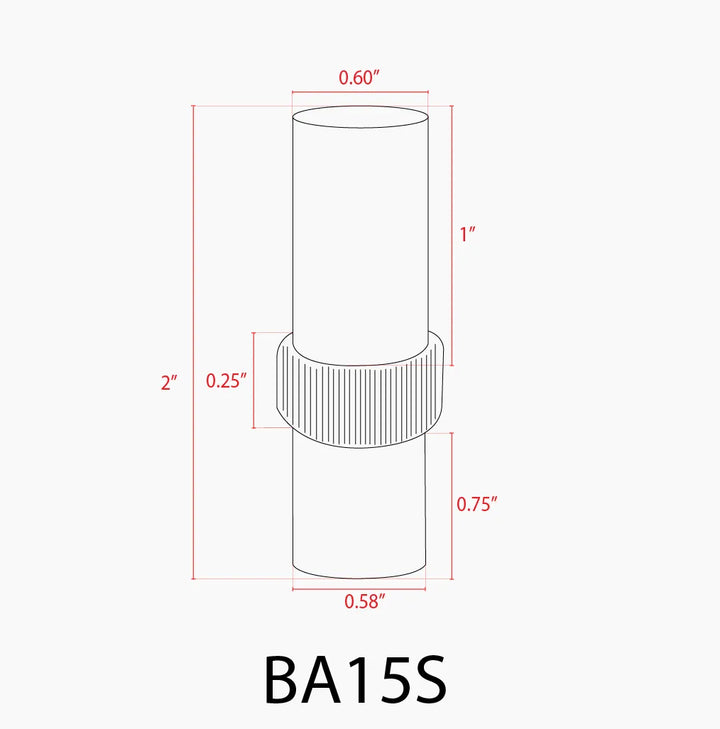 Outdoor Landscape Lighting LED 12V Low Voltage BA15S 5W 12V Low Voltage LED Bayonet Style Light Bulb | Landscape Lighting Accessory