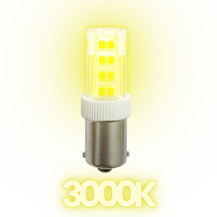 Outdoor Landscape Lighting LED 12V Low Voltage BA15S 5W 12V Low Voltage LED Bayonet Style Light Bulb | Landscape Lighting Accessory 3000K Warm White