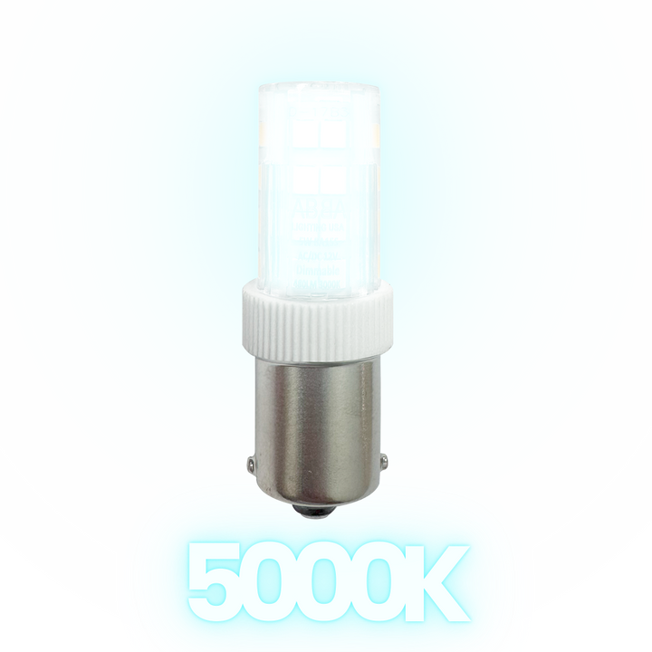 Outdoor Landscape Lighting LED 12V Low Voltage BA15S 5W 12V Low Voltage LED Bayonet Style Light Bulb | Landscape Lighting Accessory 5000K Cool White
