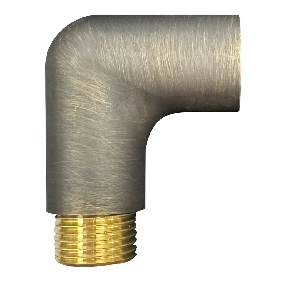 Outdoor Landscape Lighting LED 12V Low Voltage BRL2 Cast Brass 90° Coupling | Landscape Lighting Accessory Extension Natural Brass